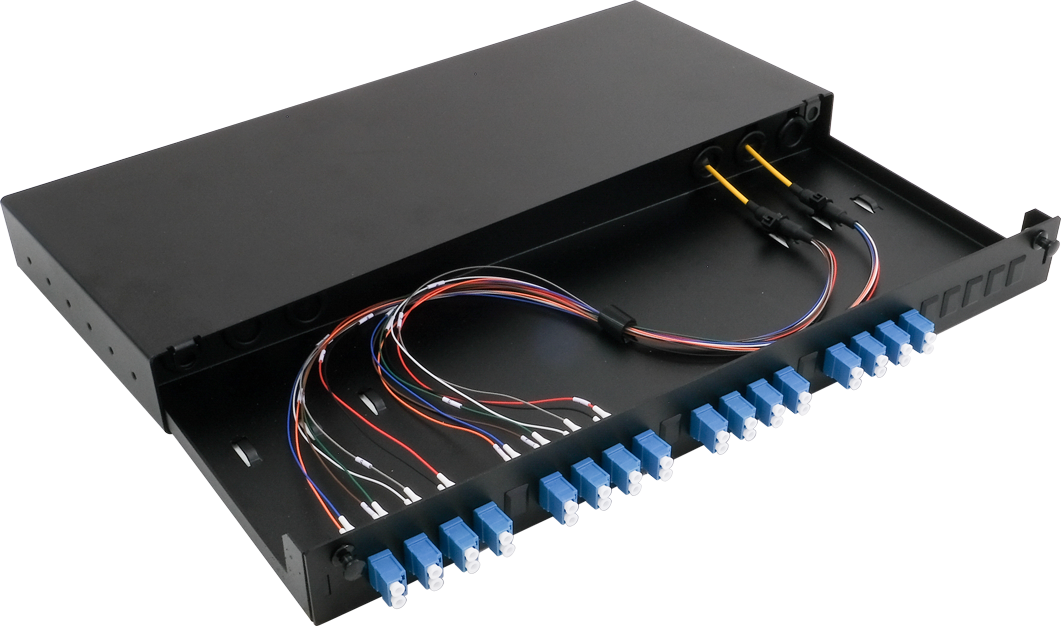 Tiroir iLIA-V1 Compact avec connecteurs LC Duplex en face avant